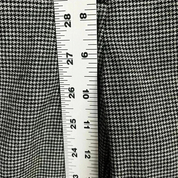 Zara Dress Slacks Trouser Pants Womens 6 Black White Business Casual soft 0674 - Picture 5 of 9